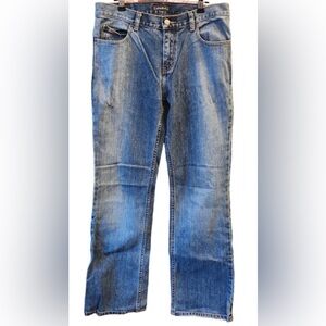 EUC - Eddie Bauer straight leg, stretch denim